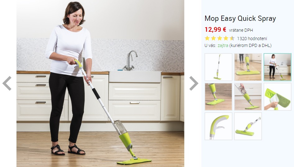 Mop Easy Quick Spray cena